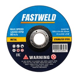 Круг отрезной 125*1,0*22, Fastweld